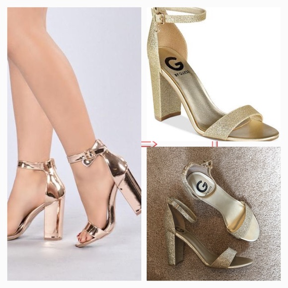 guess block heels